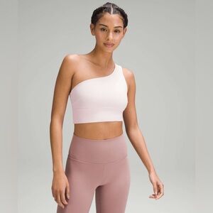 Lululemon Align Asymmetrical Bra *Light Support, C/D Cup Flush Pink